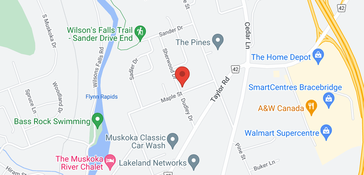 map of 231 MAPLE ST